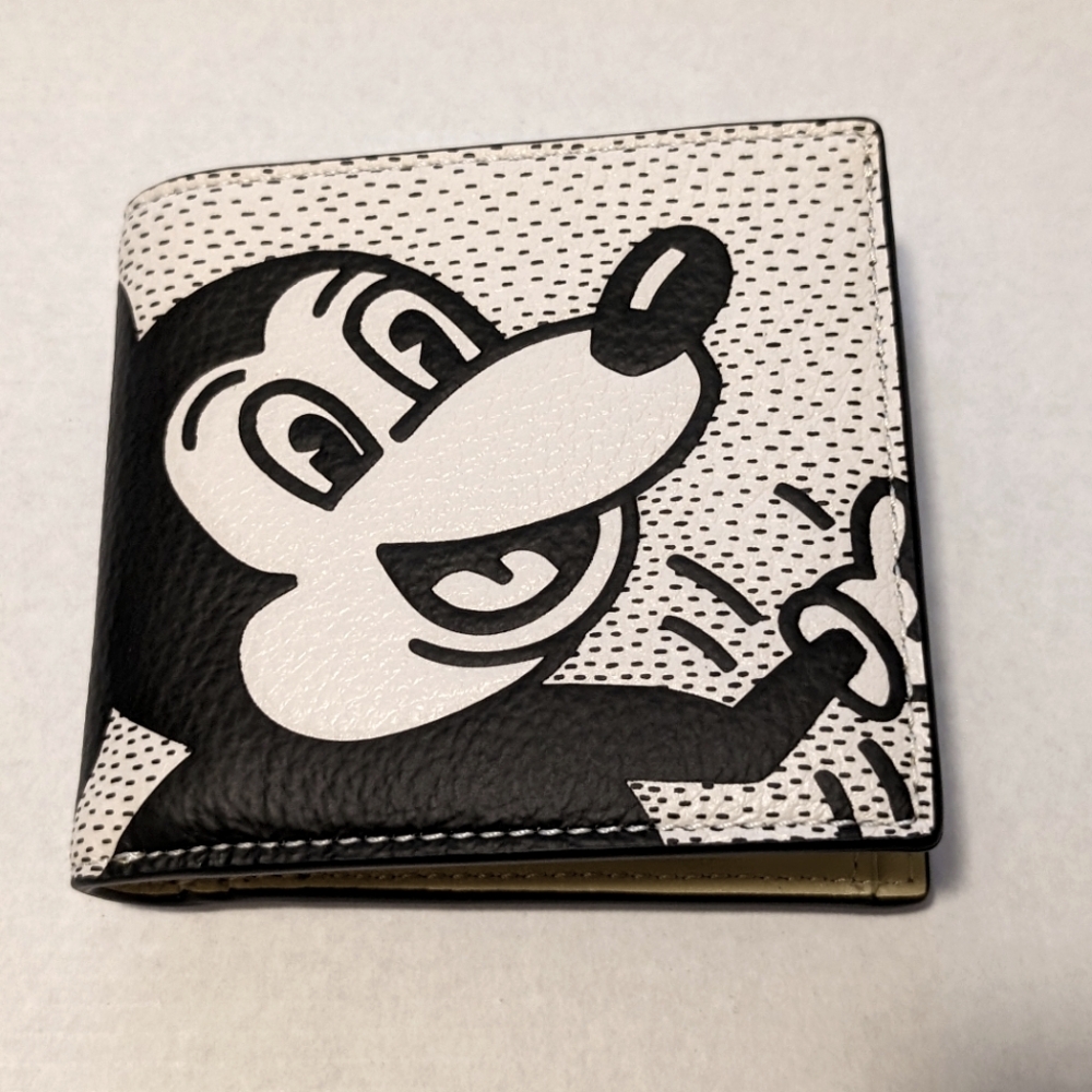 Mickey Mouse x Keith Haring x Coach Bifold Wallet